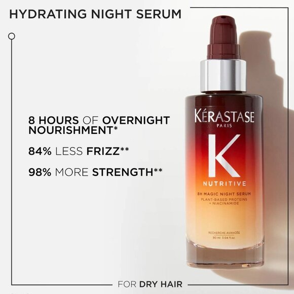 Kerastase—Nutritive 8H Magic Night Serum Hydrating Hair Treatment (30mL) *New* - Picture 3 of 3